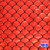 FH-23-E RED mermaid holographic reflective 4-way stretch fabric