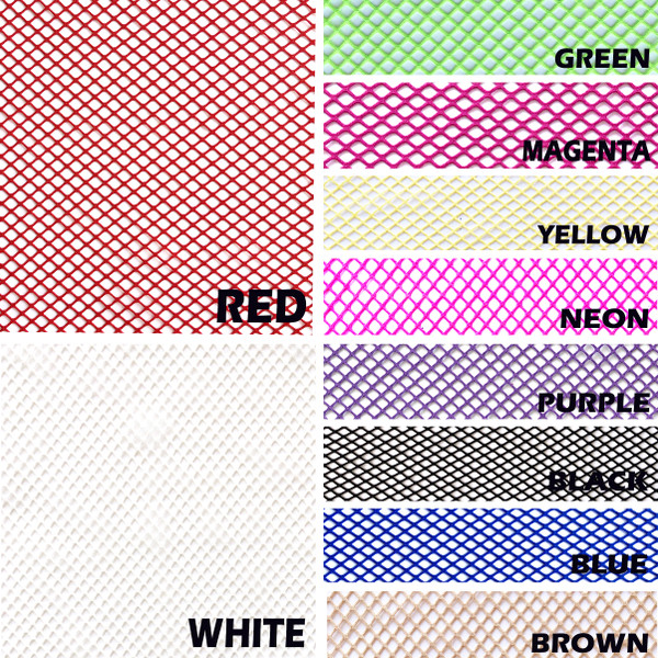 Mesh Stretch Solid Color Polyester Stretch fabric