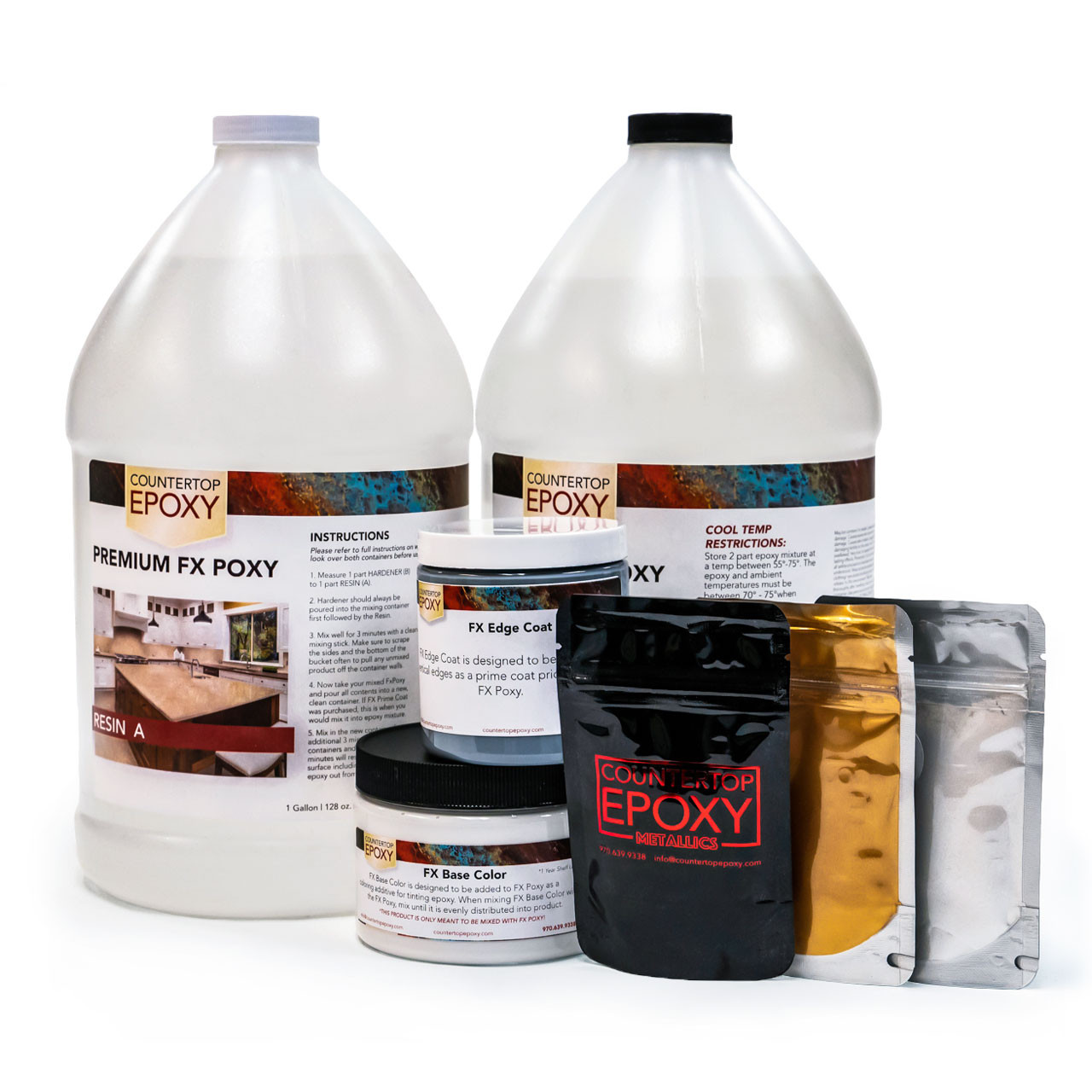 COUNTERTOP EPOXY KIT 1.5-gallon - MOY Resin Envy