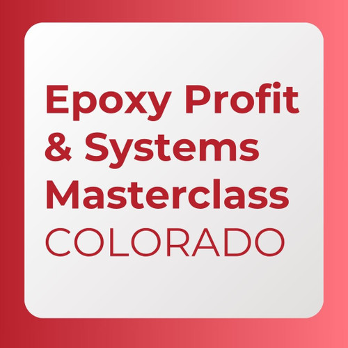 Epoxy Profit & Systems Masterclass Sign Up