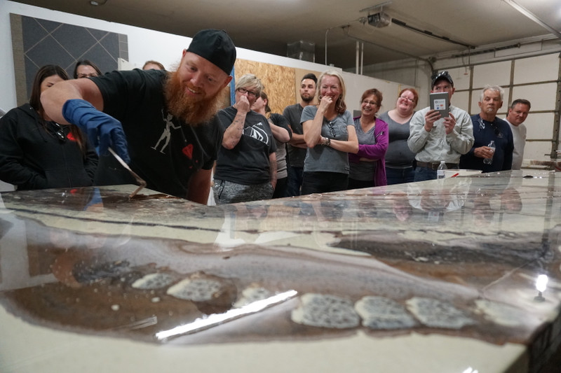 Countertop Epoxy Resin Workshop October 2017