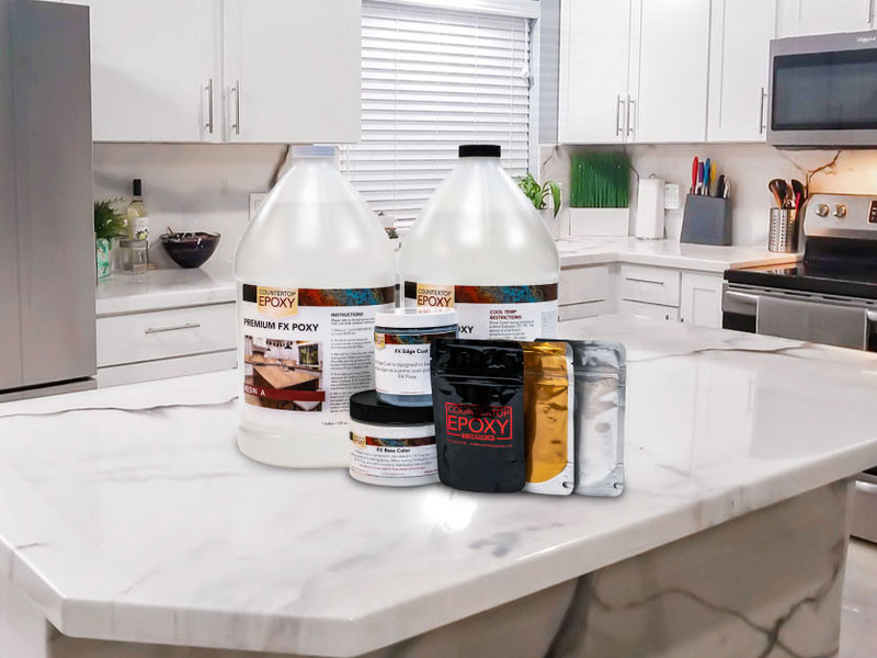 Which Epoxy Color Kit Is Right For Your Kitchen Style Counter