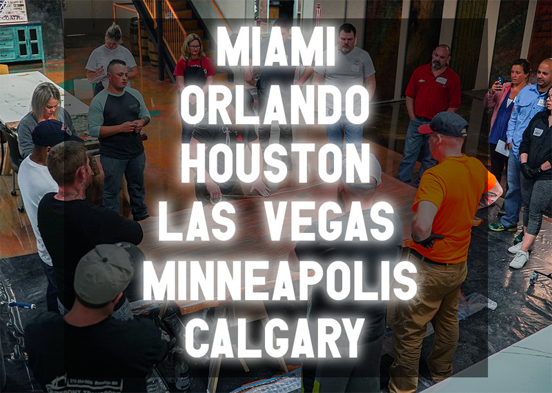 Epoxy Workshops on the Road!  Epoxy Workshops on the Road!