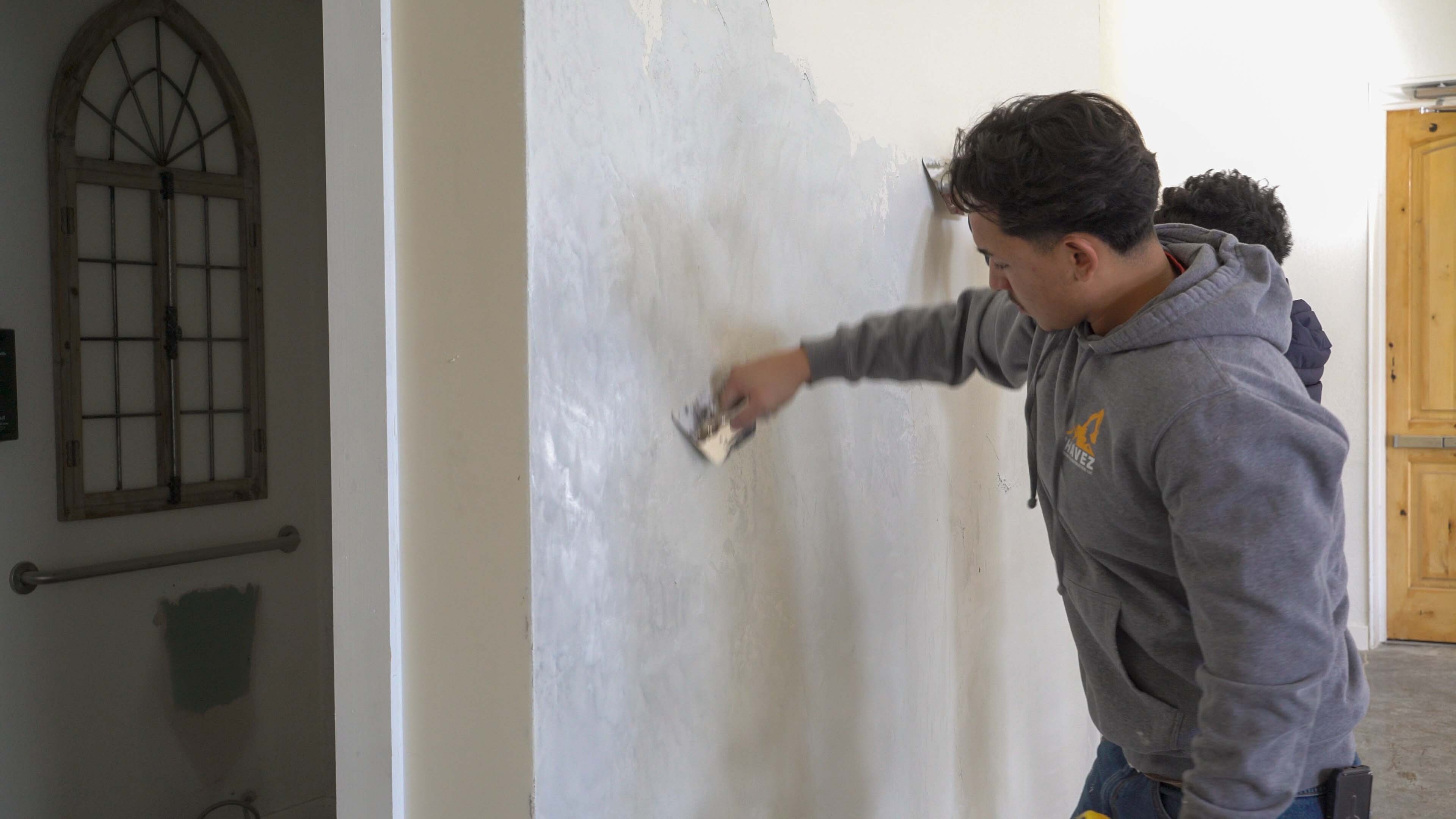 Finished microcement surface