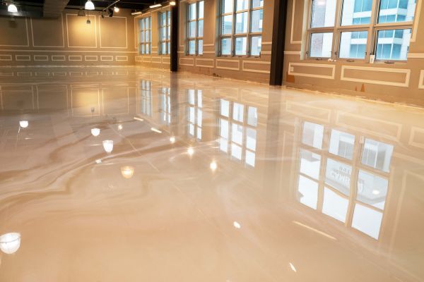 Epoxy floor finish