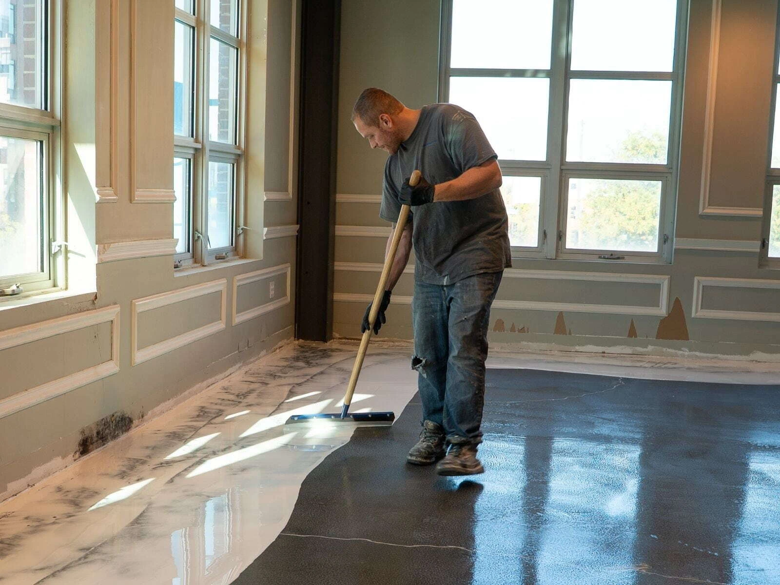 Hands-on epoxy workshop training at the Ranch in Grand Junction, Colorado