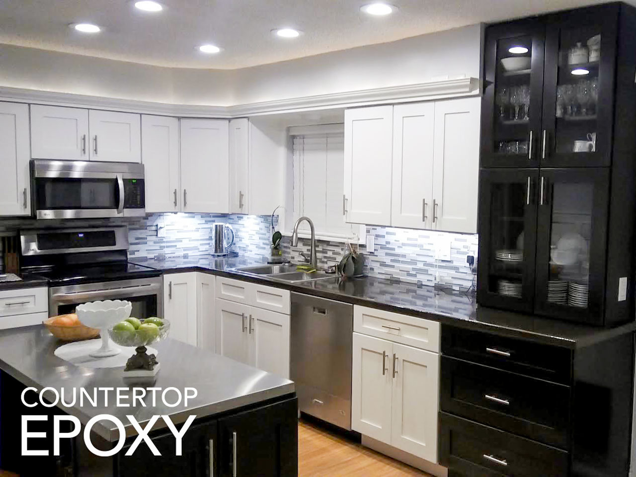 How To Update Your Kitchen Cabinets Counter Top Epoxy