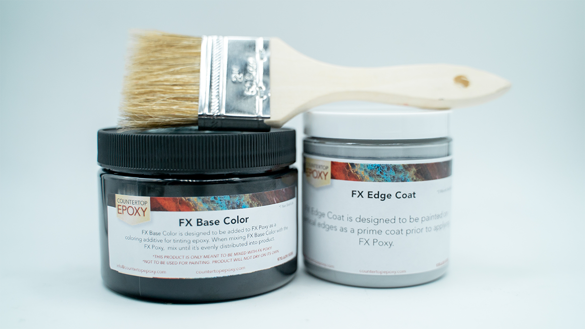 New FX Base Color, FX Edge Coat and How to use Counter Top Epoxy