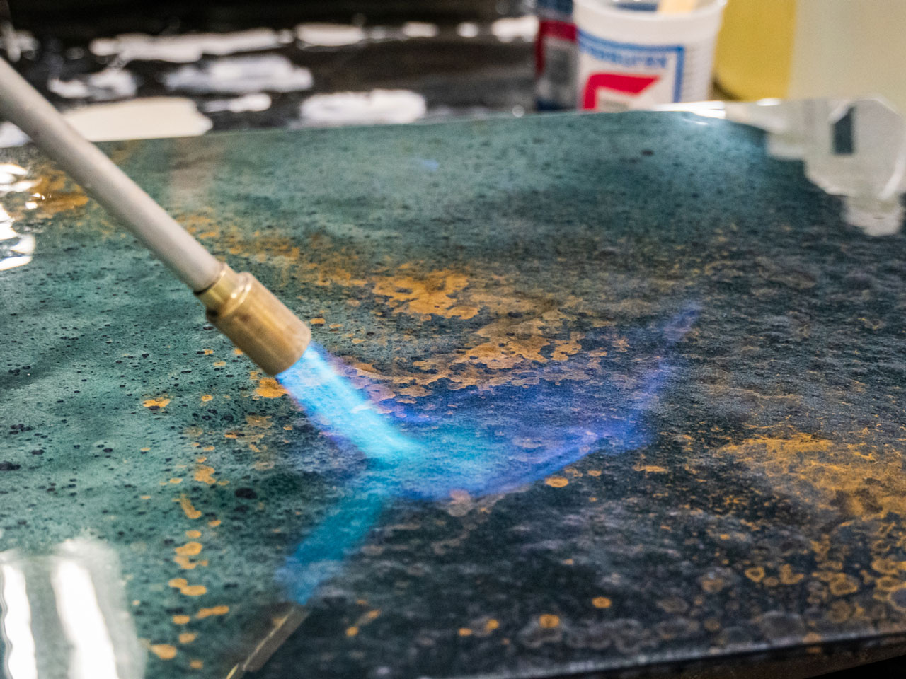 How to Properly Torch Your Epoxy Countertop - Counter Top Epoxy