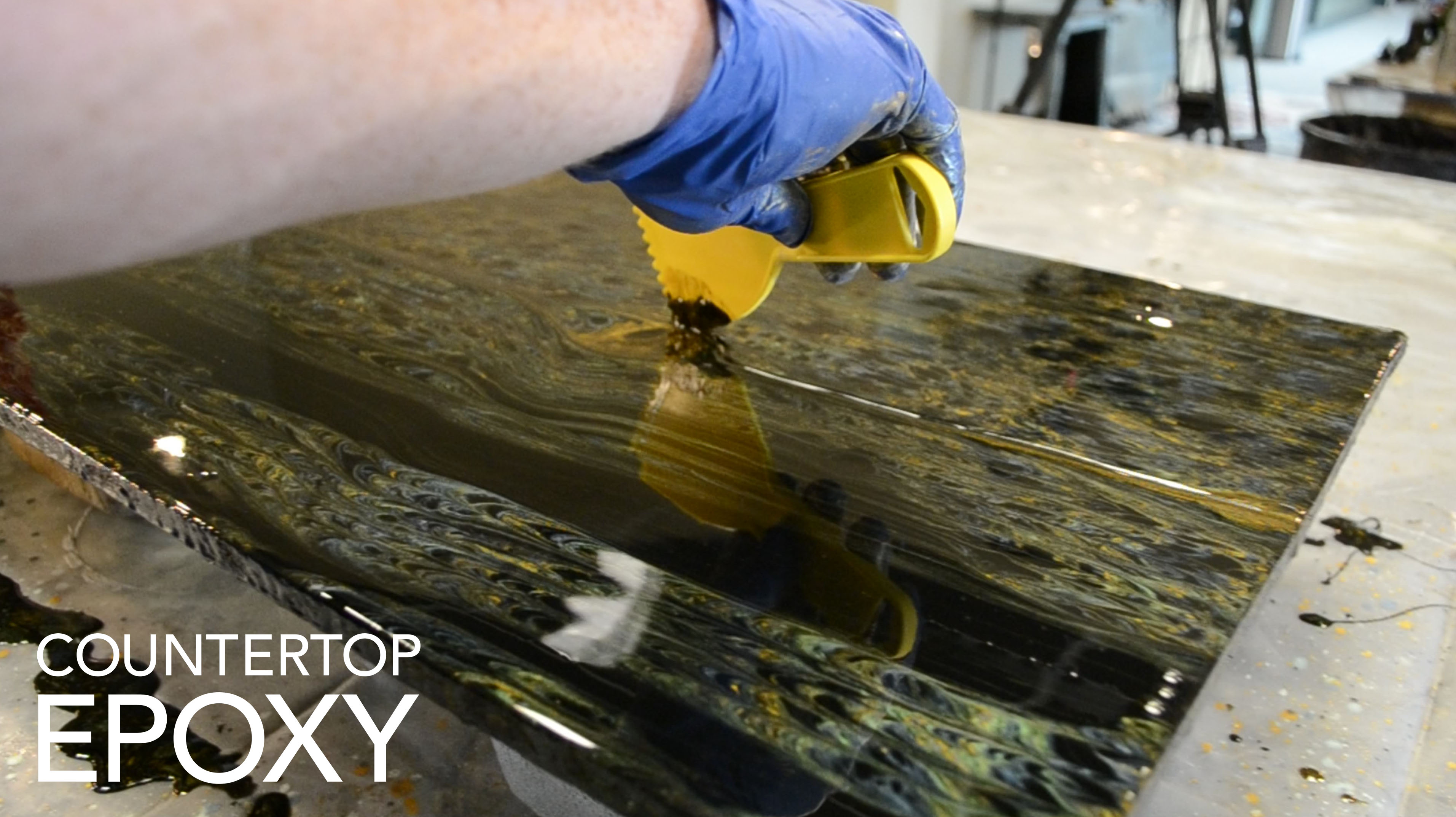 How to Create a Wood Grain Epoxy Countertop - Counter Top Epoxy