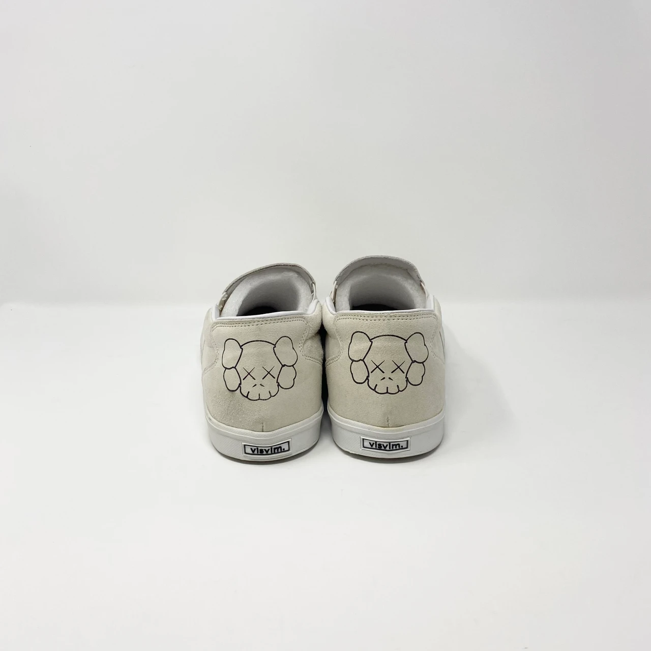 Visvim Zahra Slip-On OriginalFake Kaws White - Truest