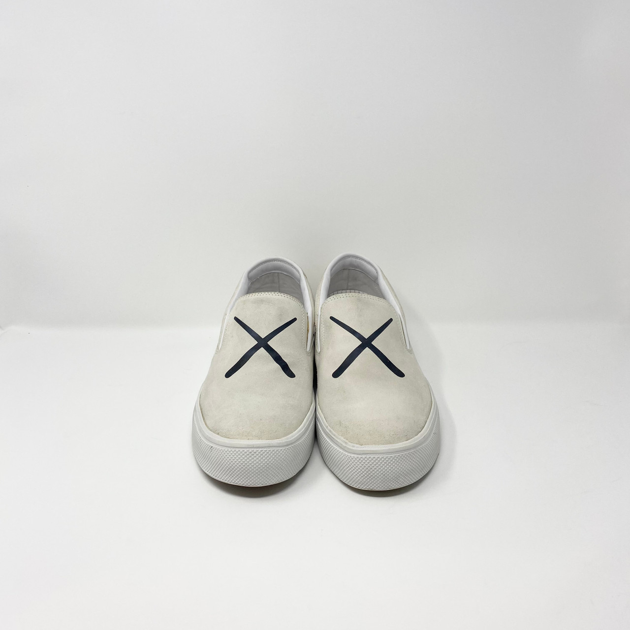 Visvim Zahra Slip-On OriginalFake Kaws White - Truest