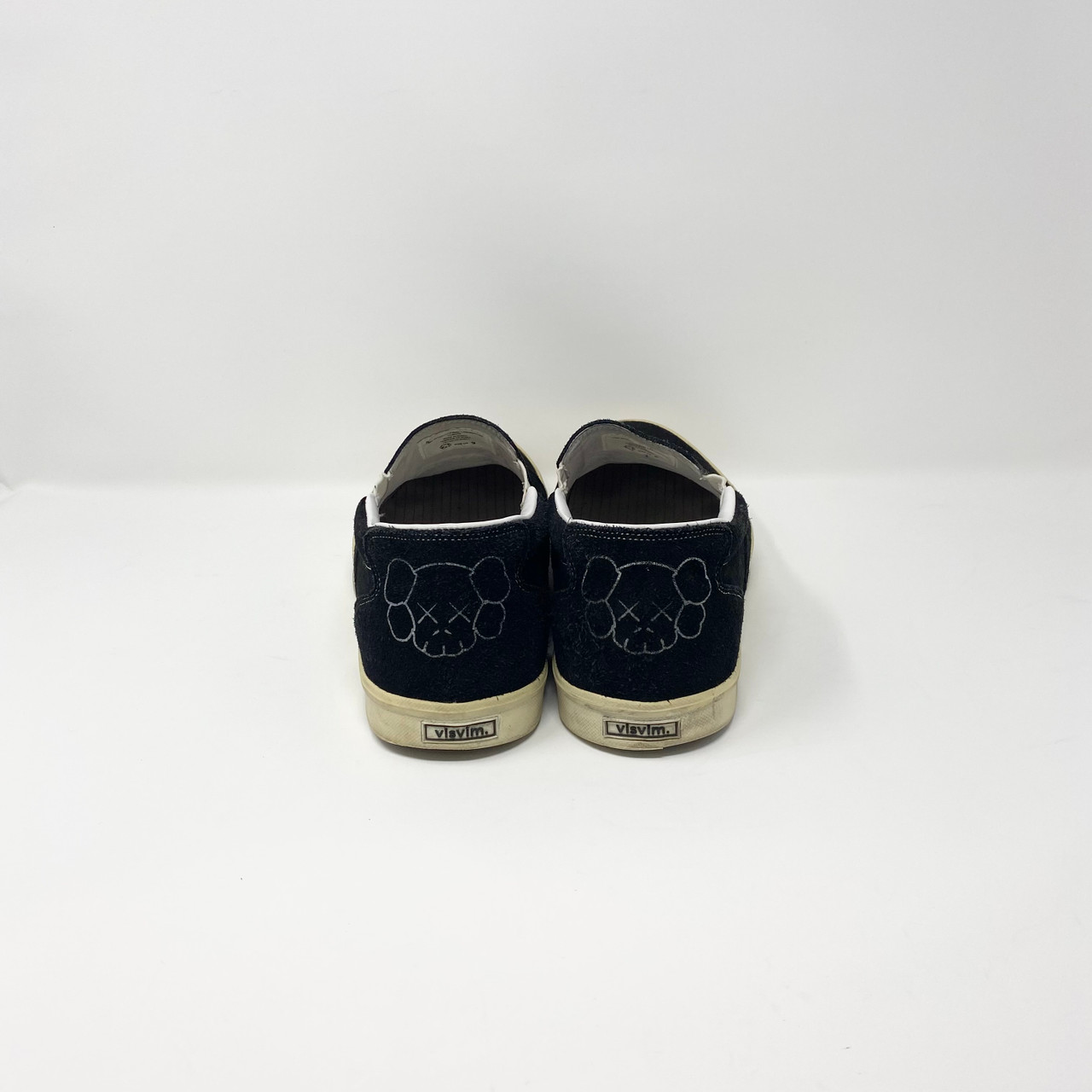 Visvim Zahra Slip-On OriginalFake Kaws Black - Truest
