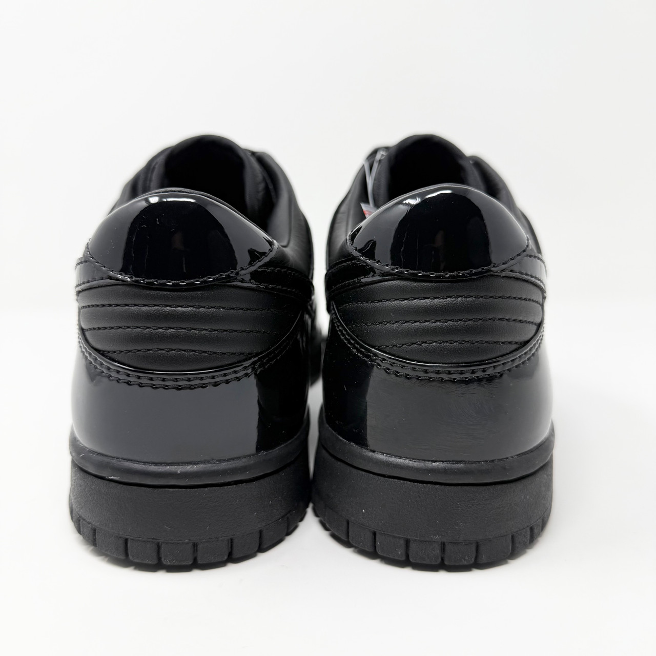 Nike Dunk Low Alligator Emboss Patent Black Sample - Truest