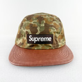 Supreme Camp Cap 'Camo Leather'