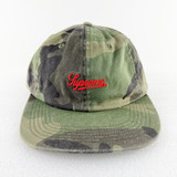 Supreme Script 6-Panel 'Woodland Camo' Cap (SS17)