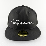Supreme New Era 'Classic Script-Black' Fitted