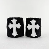 Chrome Hearts Sweatbands Patent White Cross Patch