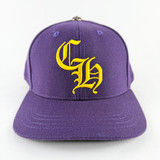 Chrome Hearts CH Fitted Baseball Cap Purple