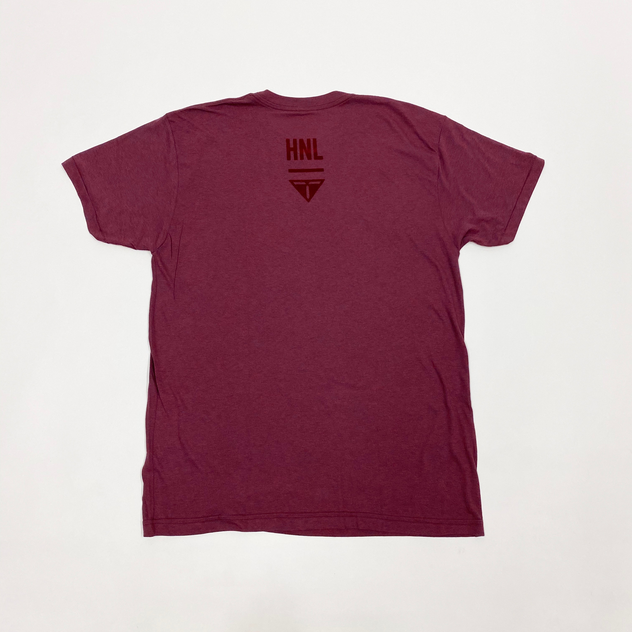 Truest Small Box Velvet T-shirt Cranberry