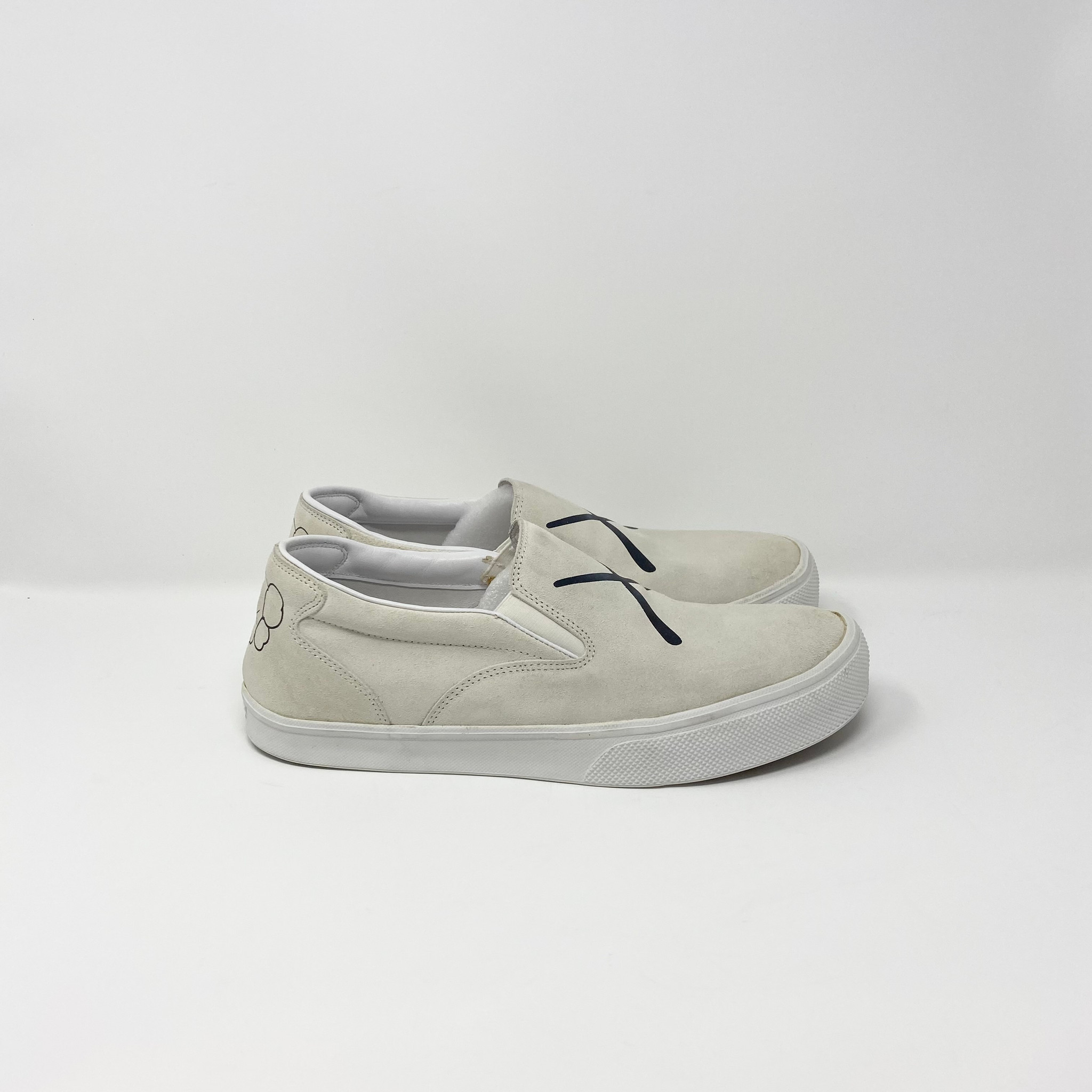 Visvim Zahra Slip-On OriginalFake Kaws White