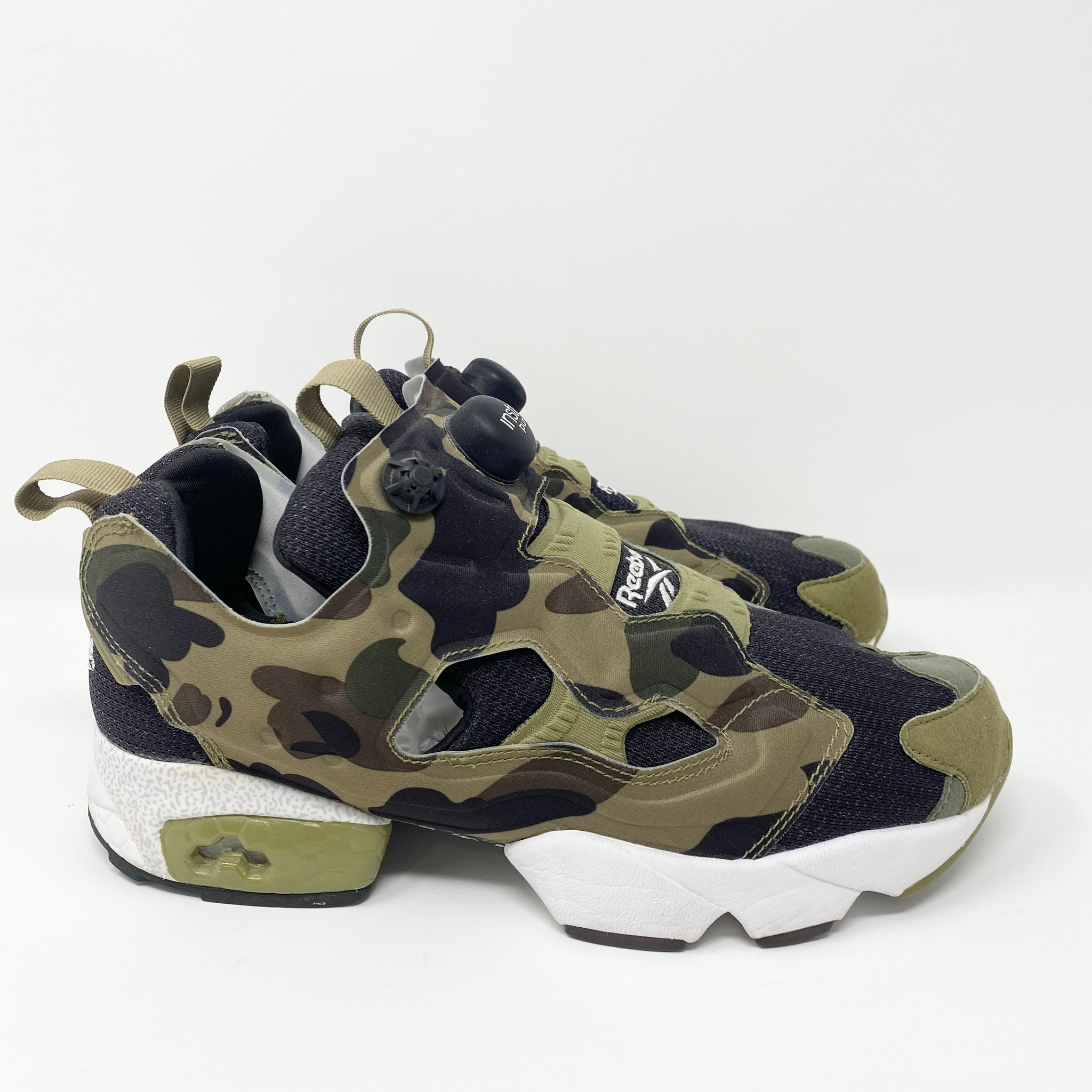 Ældre borgere at donere er mere end Reebok Instapump Fury Bape Mita Green Camo - Truest