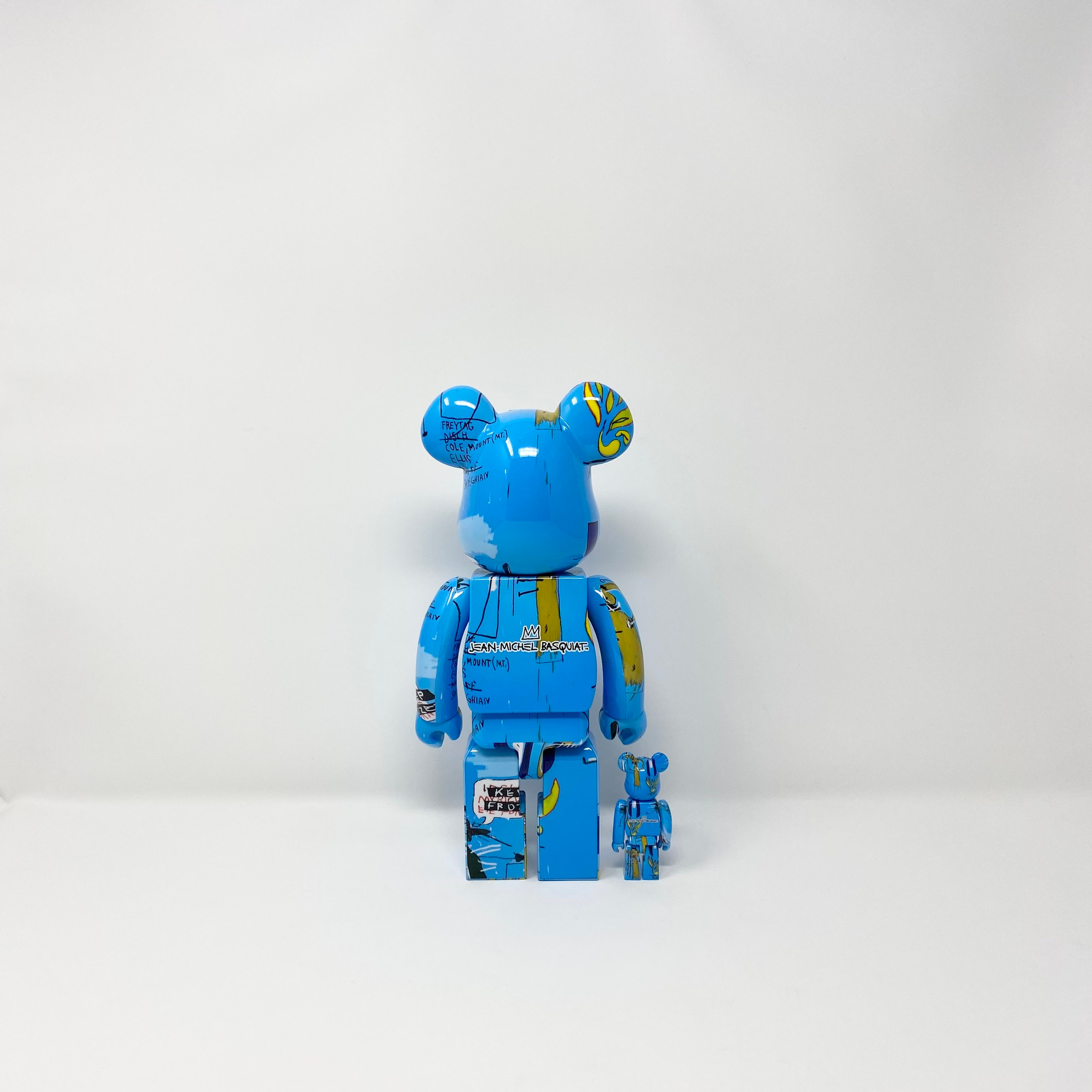 Bearbrick Jean-Michel Basquiat #4 Blue (400%)