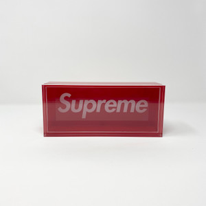 Supreme Acrylic Lucite Box Red