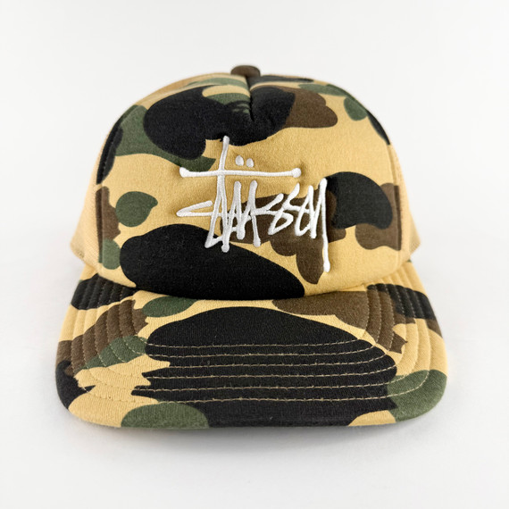 Stussy Bape Camo Trucker