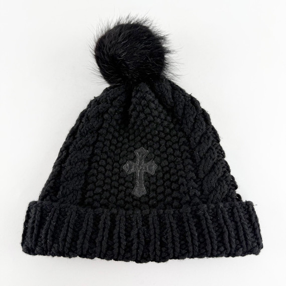 Chrome Hearts Cross Patch Cashmere Beanie
