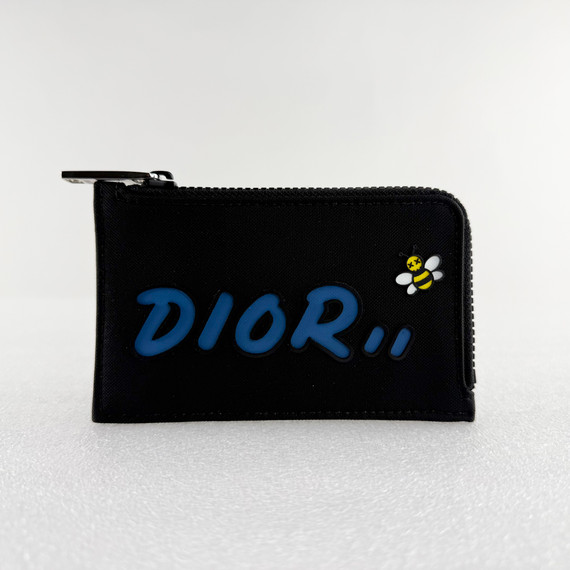 Dior x Kaws Card/Coin Nylon Zip Holder