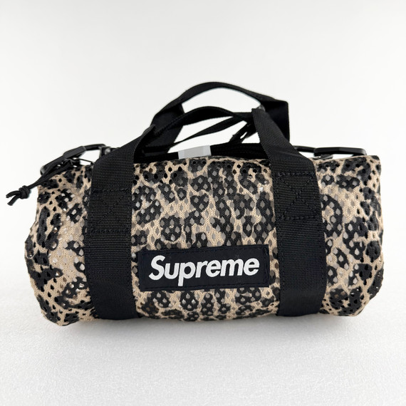 Supreme Mini Mesh Duffle Bag 'Leopard' - Truest