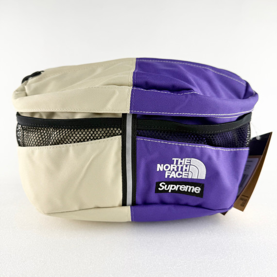 Supreme The North Face Split Waist Bag 'Tan/Purp'
