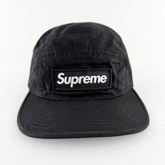Supreme Camp Cap 'Washed Olive' (FW17) - Truest