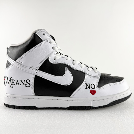 Nike Dunk Hi SB Supreme 'By Any Means-White'