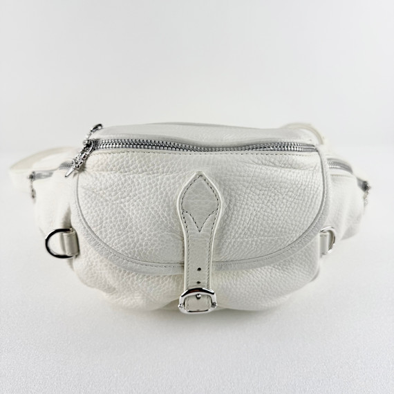Chrome Hearts Calf-Skin Leather Snat Pack White
