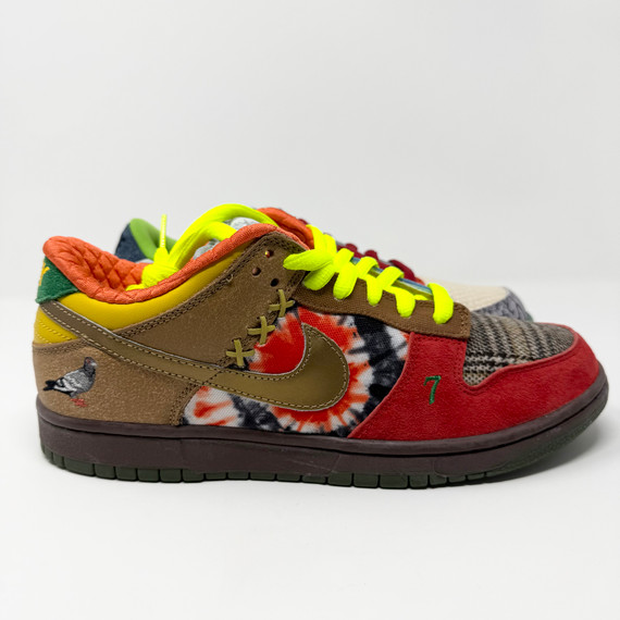 nike dunk low undefeated splatter