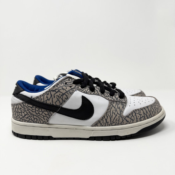 nike dunk low pro sb supreme white cement