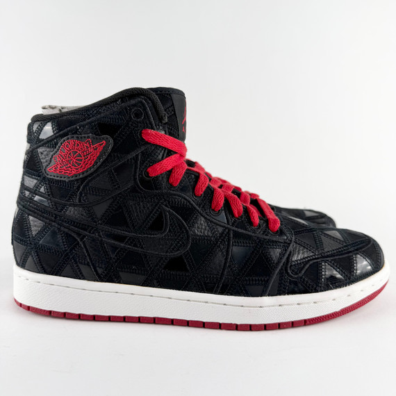 Air Jordan 1 Hi J2K 'Black Varsity Red;