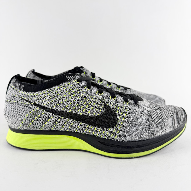 Nike Flyknit Racer 'Black White Volt'