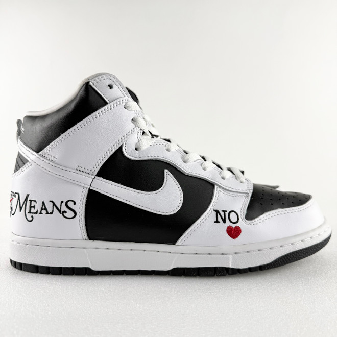 Nike Dunk Hi SB Supreme 'By Any Means-White'