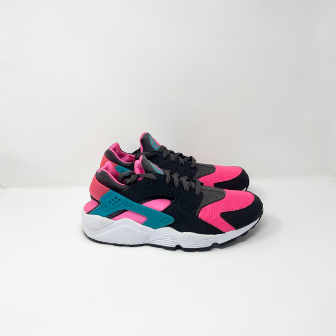 nike air huarache pink and black