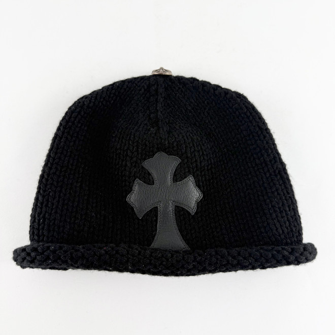 Chrome Hearts Leather Cross Beanie