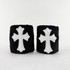 Chrome Hearts Sweatbands Patent White Cross Patch
