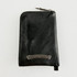 Chrome Hearts Leather Cross Zip Wallet