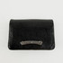 Chrome Hearts Leather Cross Bi-Fold Wallet Black