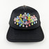 Chrome Hearts Multi-Color Cross Trucker Cap Black