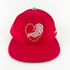 Chrome Hearts Hearts 'Love You' Fitted Cap Red