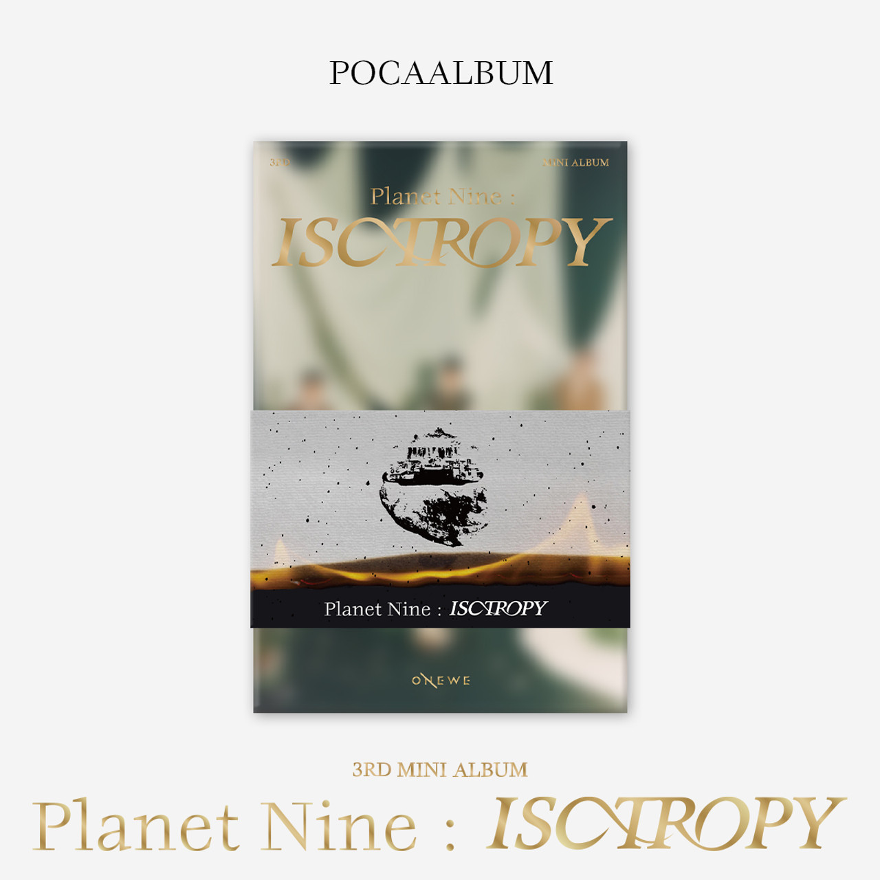ONEWE  3RD MINI ALBUM Planet Nine  ISOTROPY POCAALBUM