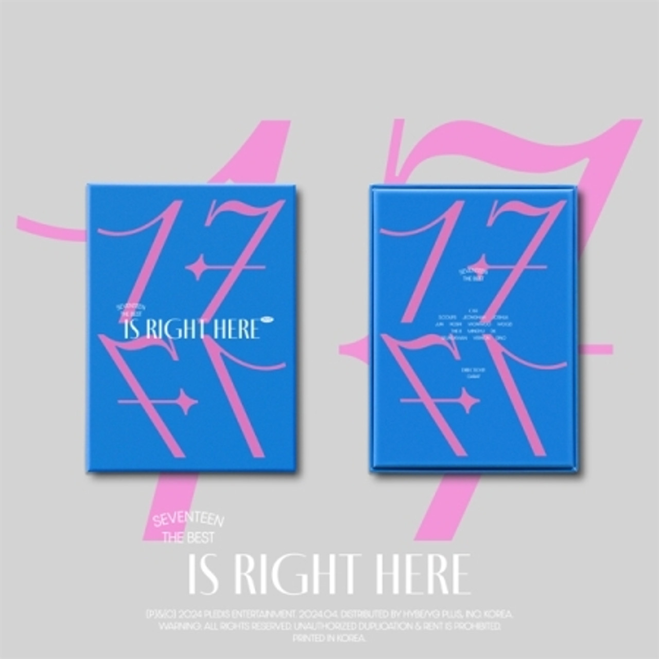 SEVENTEEN - BEST ALBUM [17 IS RIGHT HERE] (DEAR Ver.)(Random ver)